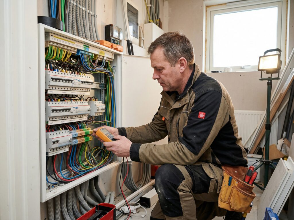 elektriker i Perstorp kopplar in elcentral
